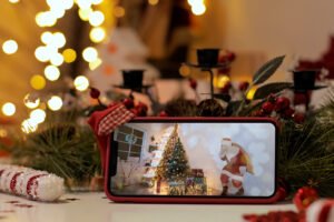 Video Reyes o Santa entrando en casa