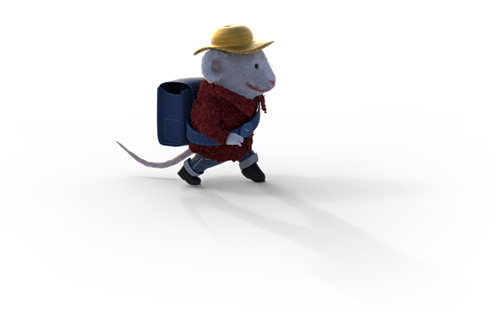 Ratoncito Perez caminando