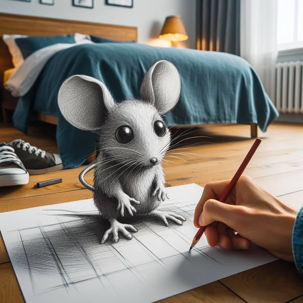 Dibujando al ratoncito Pérez