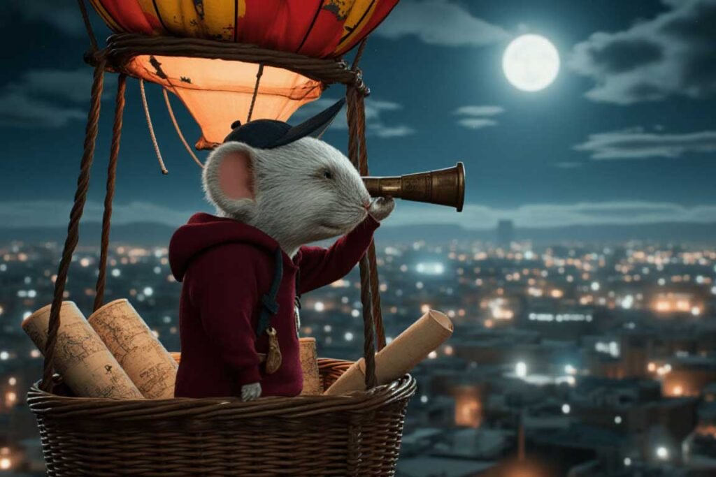 Ratón Pérez visita a un niño