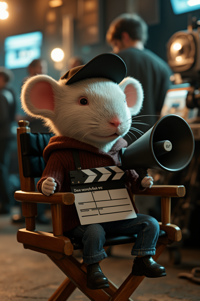 Raton Pérez grabando video