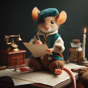 Raton perez hace diploma a un niño