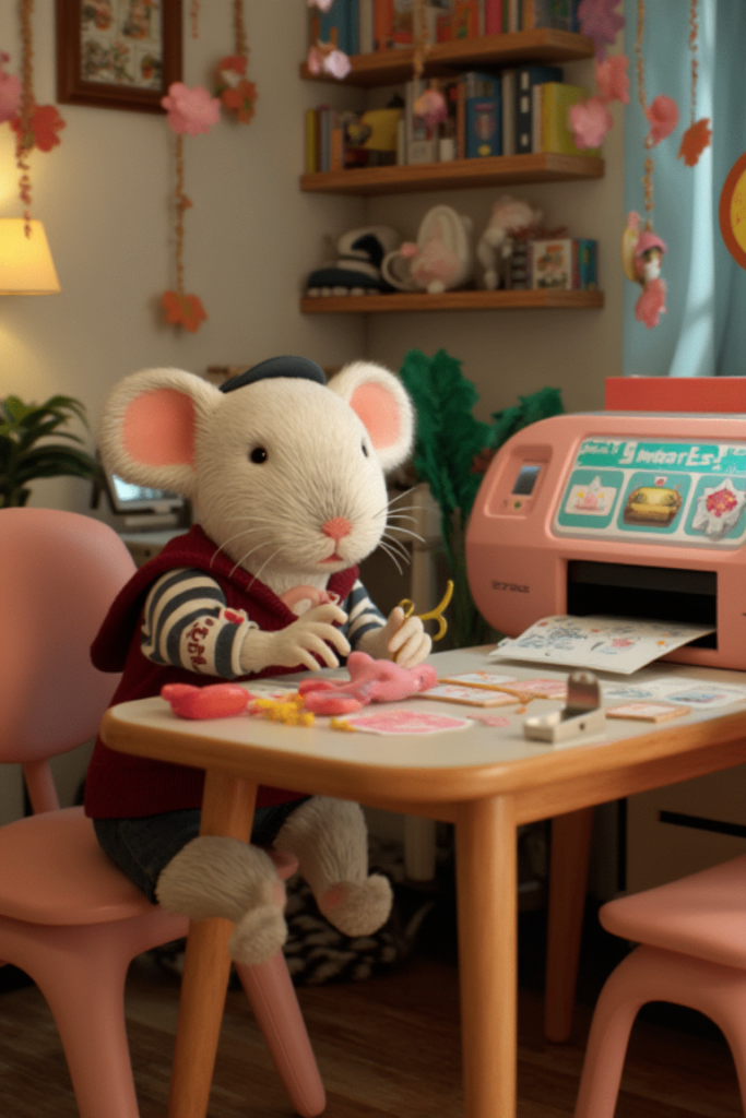 Ratón Pérez Coloreando