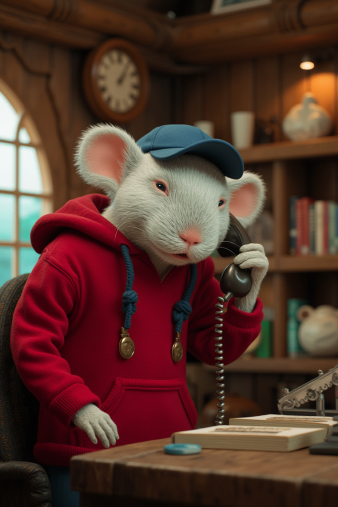 Ratón Pérez al teléfono