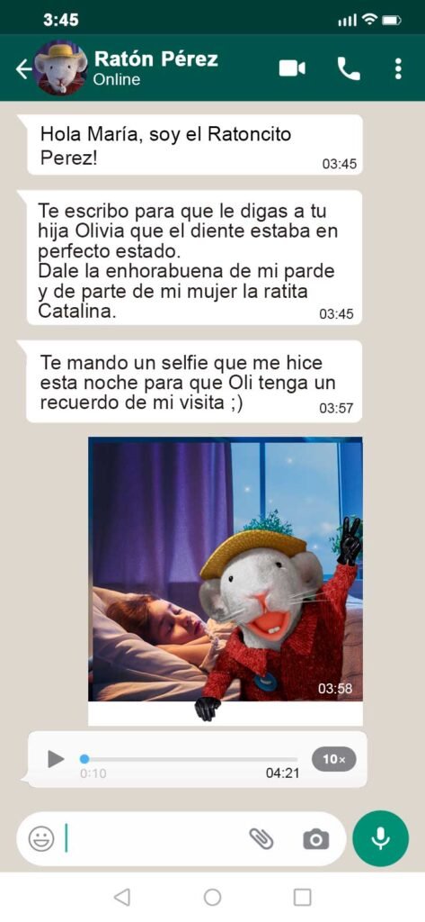 Whatsapp raton perez