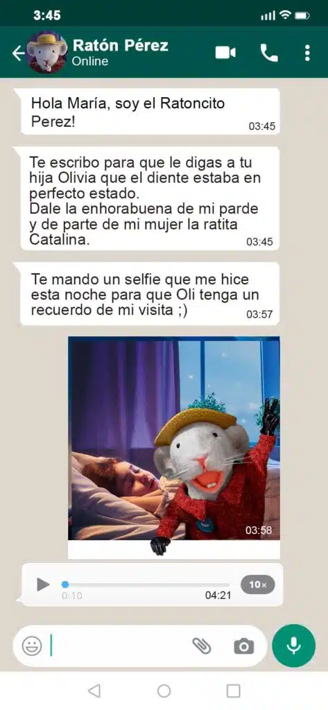 Whatsapp raton perez