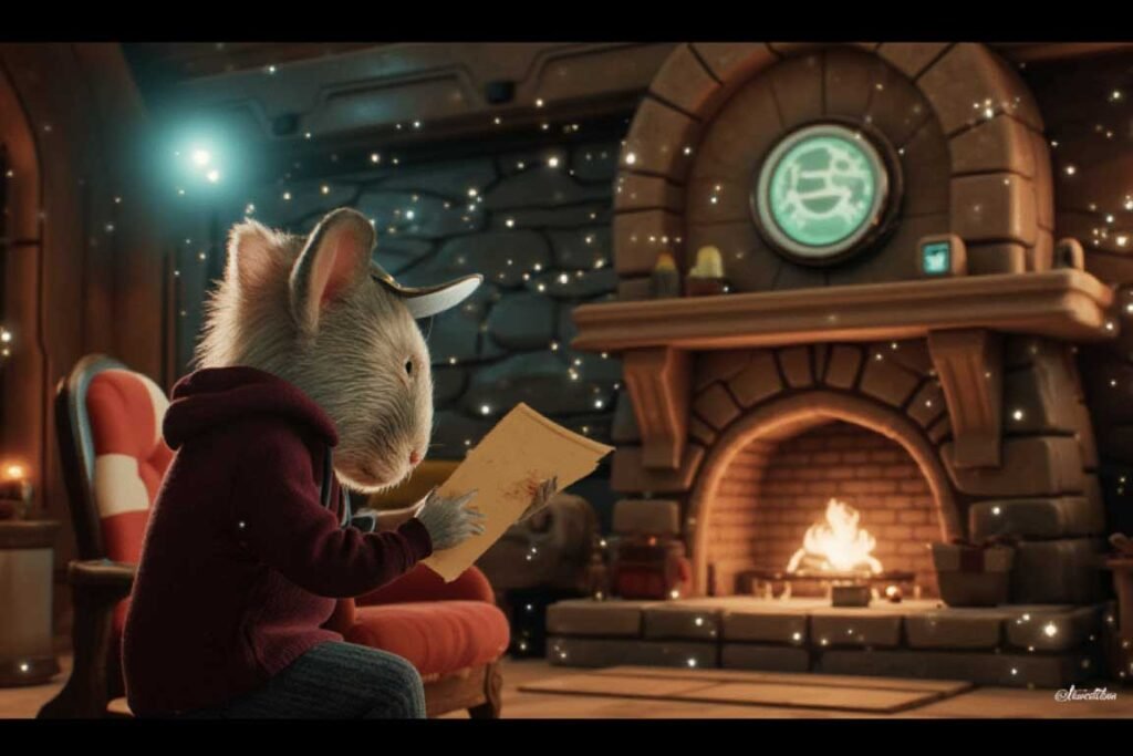 Ratón Pérez leyendo un cuento
