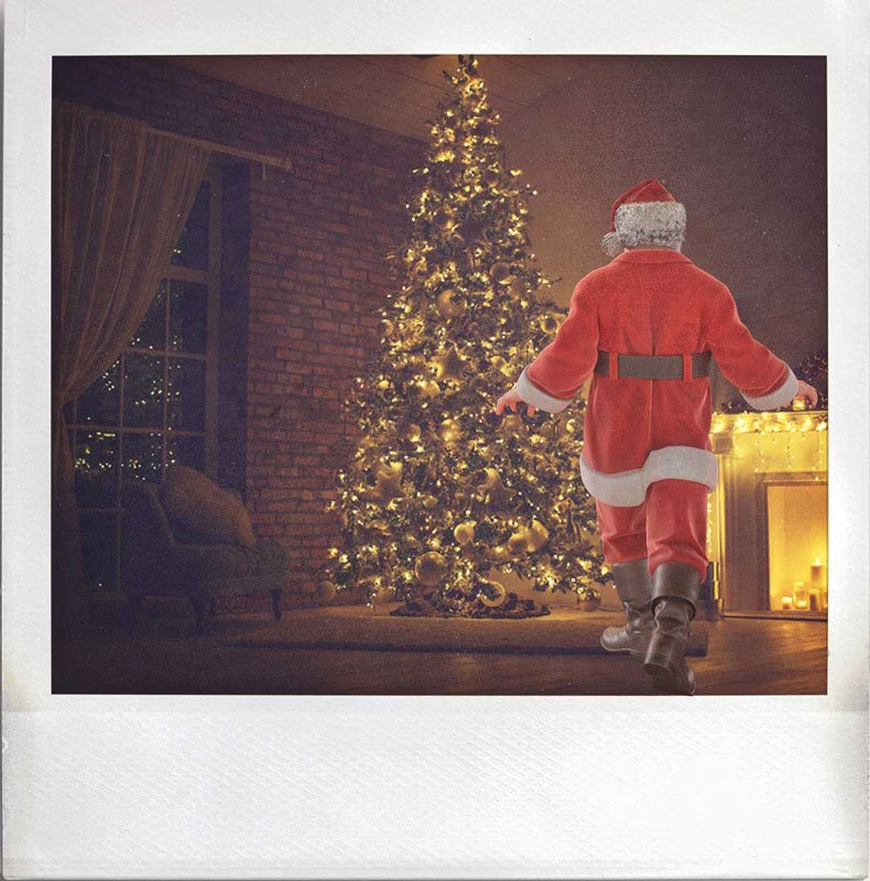 Selfie de Santa Claus en casa - Image 3