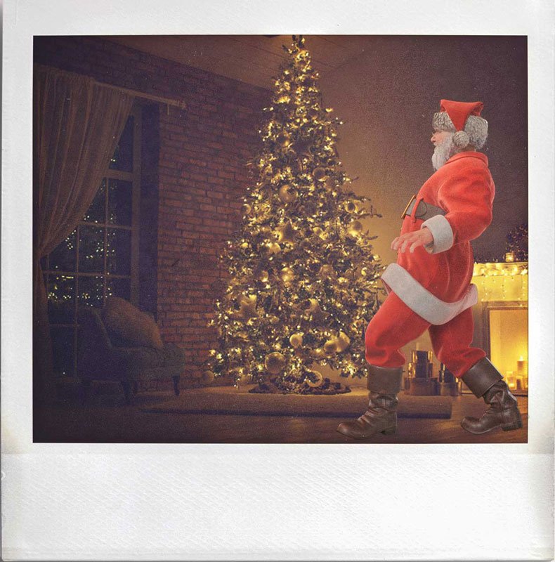 Selfie de Santa Claus en casa - Image 2