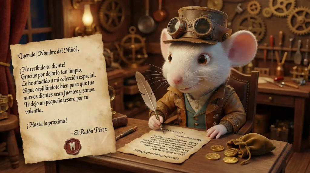 Fotografía sobre Que escribir en la carta del raton perez para que suene creible (05).