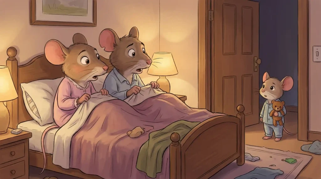 Gráfico asociado a Que hacer si el nino se despierta y te ve en plena accion - 05.