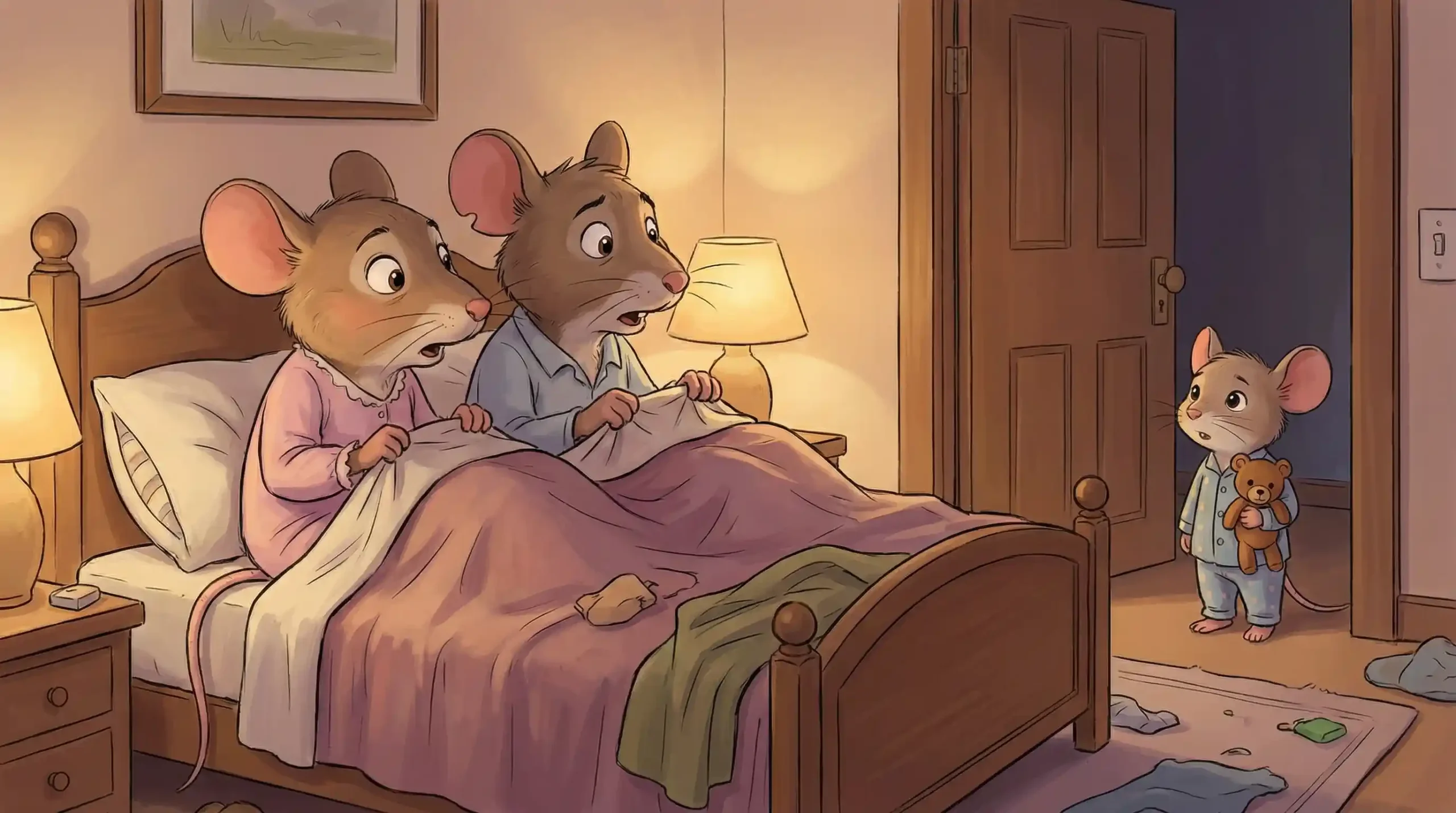 Gráfico asociado a Que hacer si el nino se despierta y te ve en plena accion - 05.