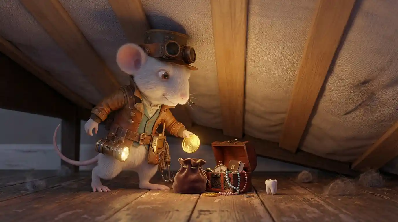 Referencia gráfica de Que regalar bajo el colchon cuando el raton perez se lleva el diente, foto 01.