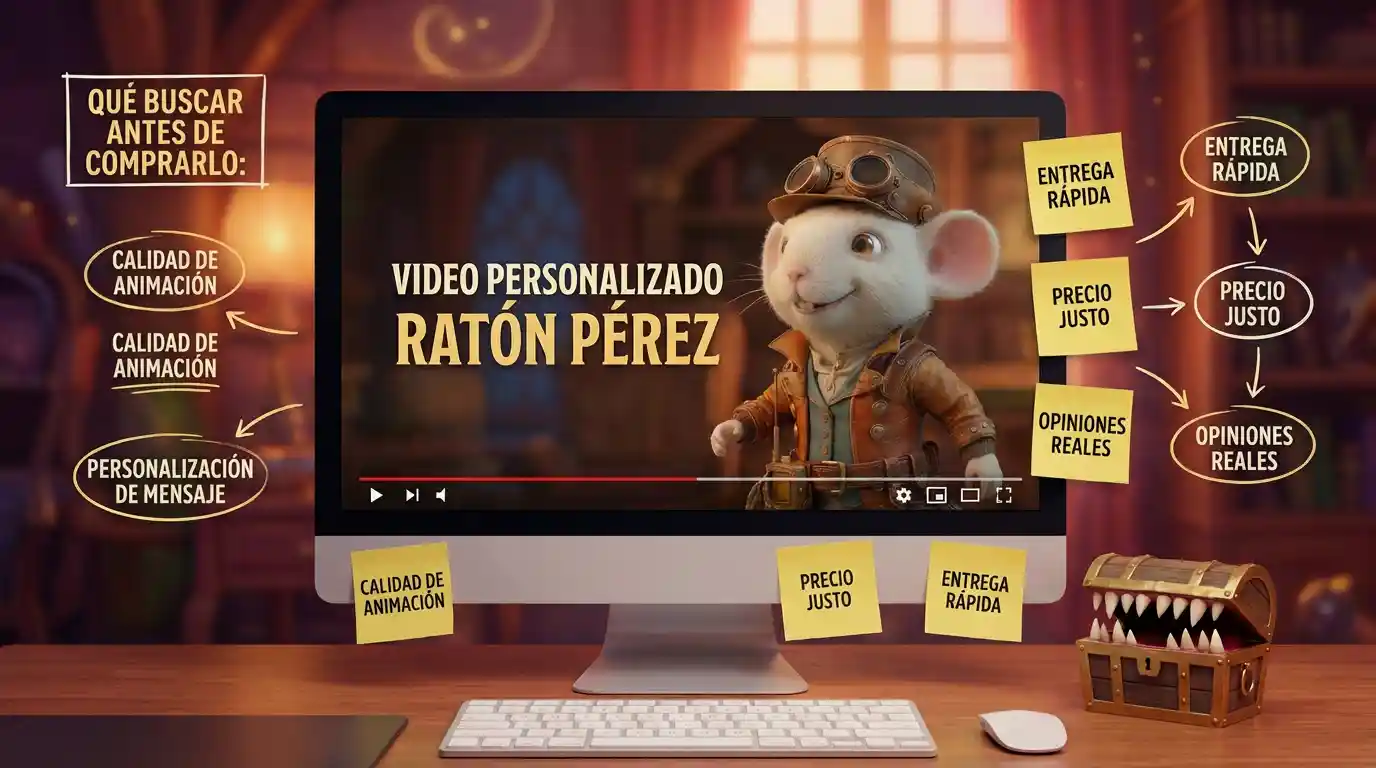 Referencia gráfica de Video personalizado del raton perez que buscar antes de comprarlo, foto 02.