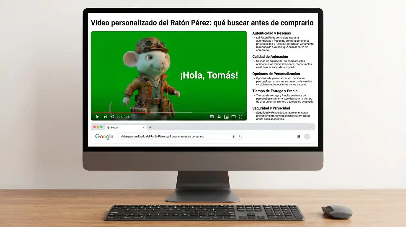 Fotografía sobre Video personalizado del raton perez que buscar antes de comprarlo (03).