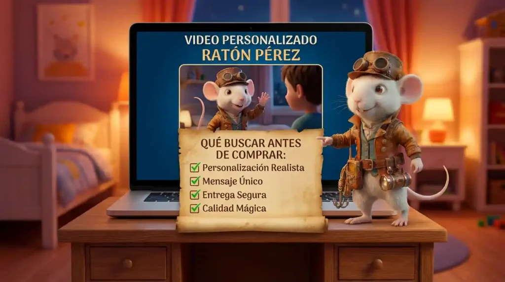Gráfico asociado a Video personalizado del raton perez que buscar antes de comprarlo - 04.